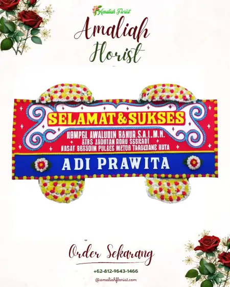 Papan Bunga Ucapan Selamat Blengorkulon